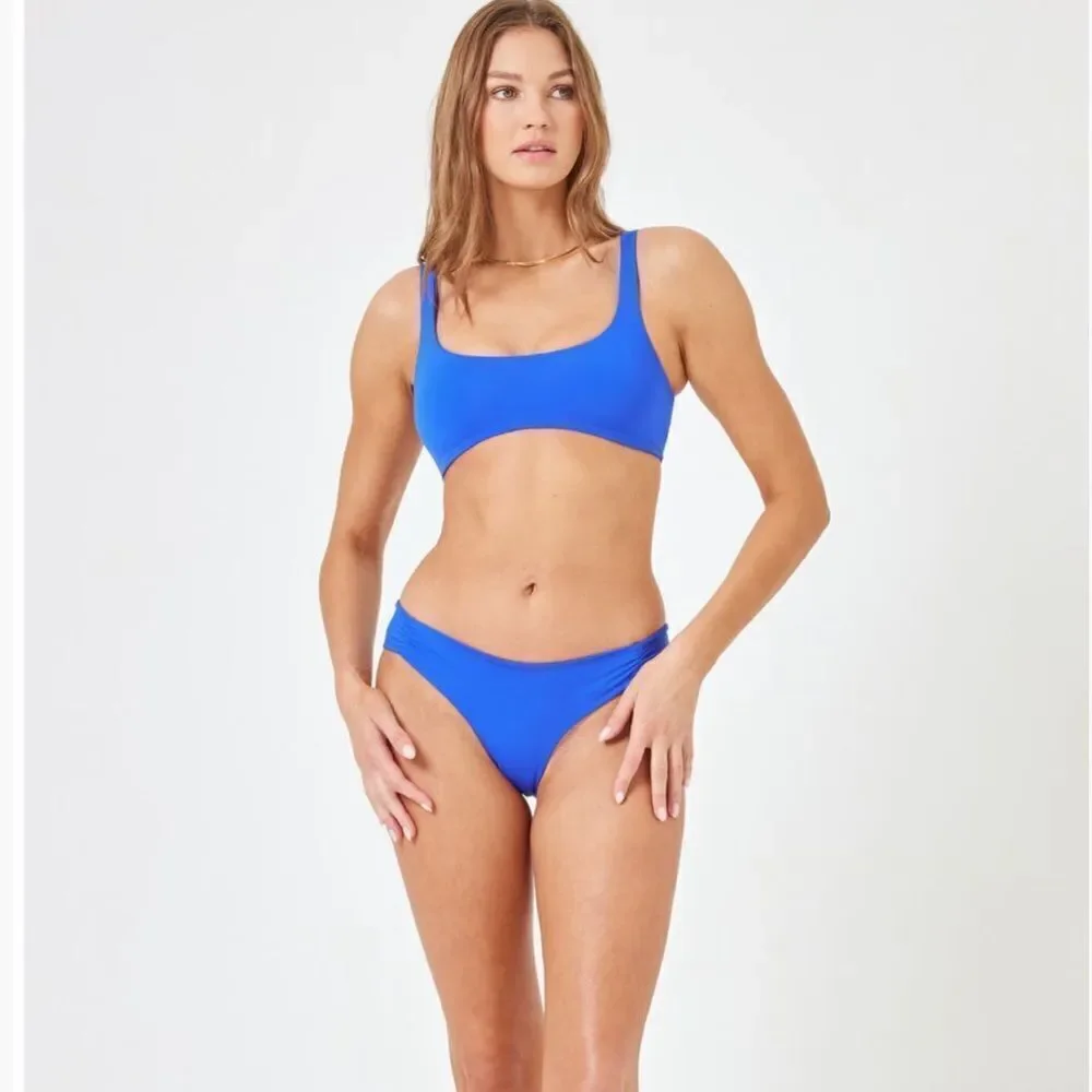 LSPACE Scoop Neck Bikini Top D NWT $95